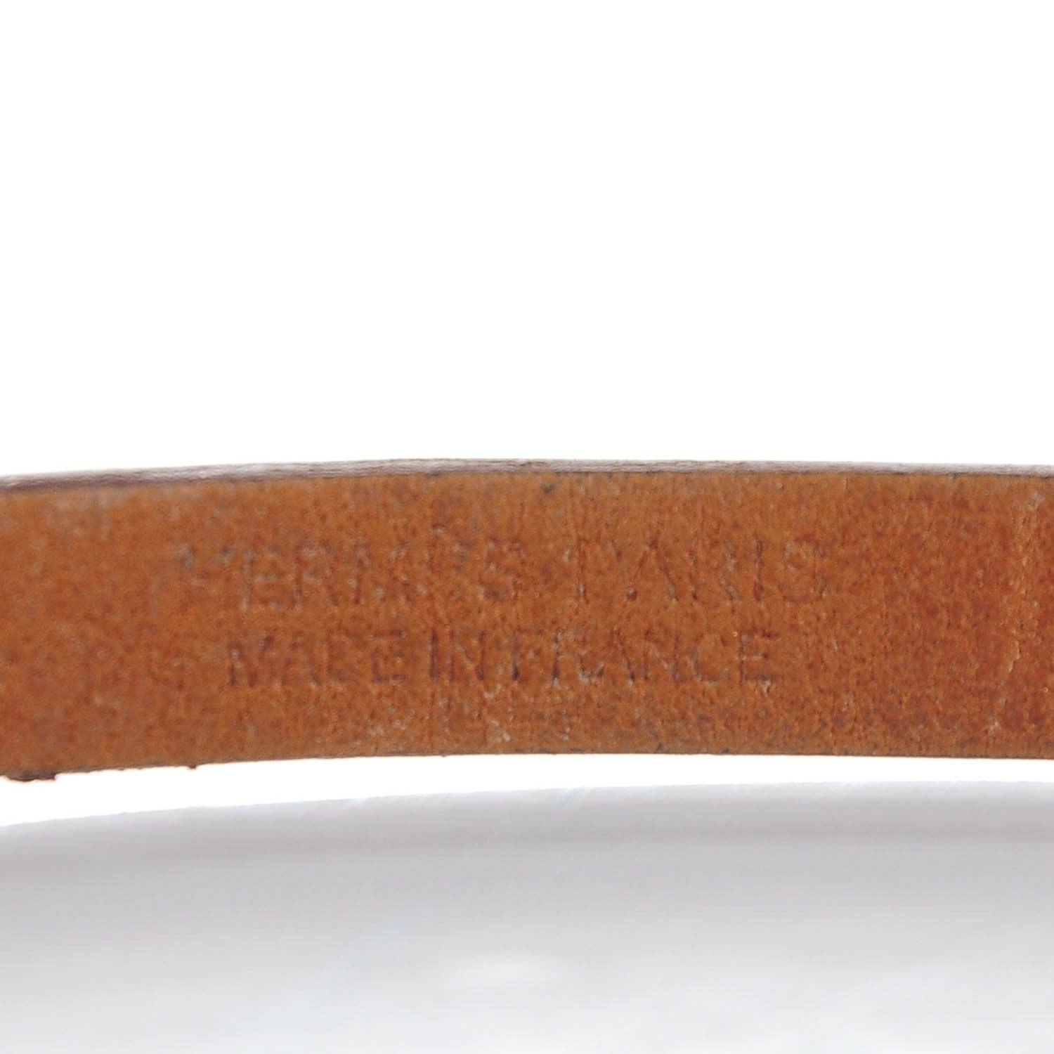 Hermes Barenia Micro Rivale Bracelet XS Fauve 5 of 7
