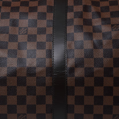 Louis Vuitton Damier Ebene Keepall Bandouliere 55 12 of 27