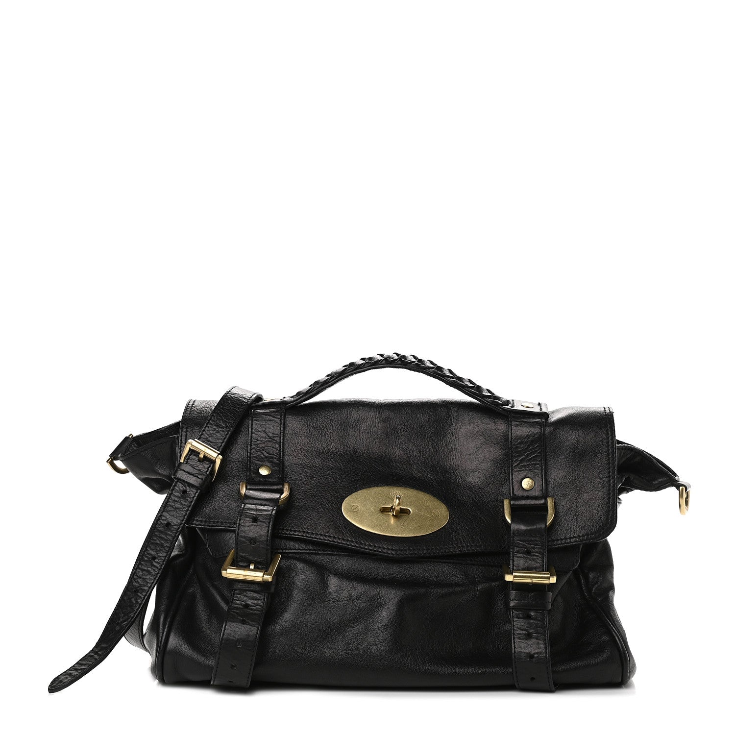 Mulberry Soft Buffalo Medium Alexa Black 1 of 12