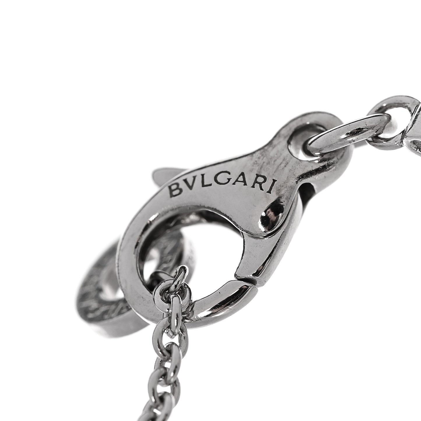 18K White Gold Diamond BVLGARI BVLGARI Openwork Bracelet ML