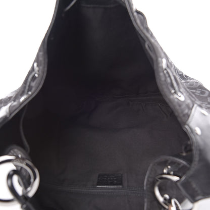 Gucci Horsebit Print Hobo Black 5 of 10
