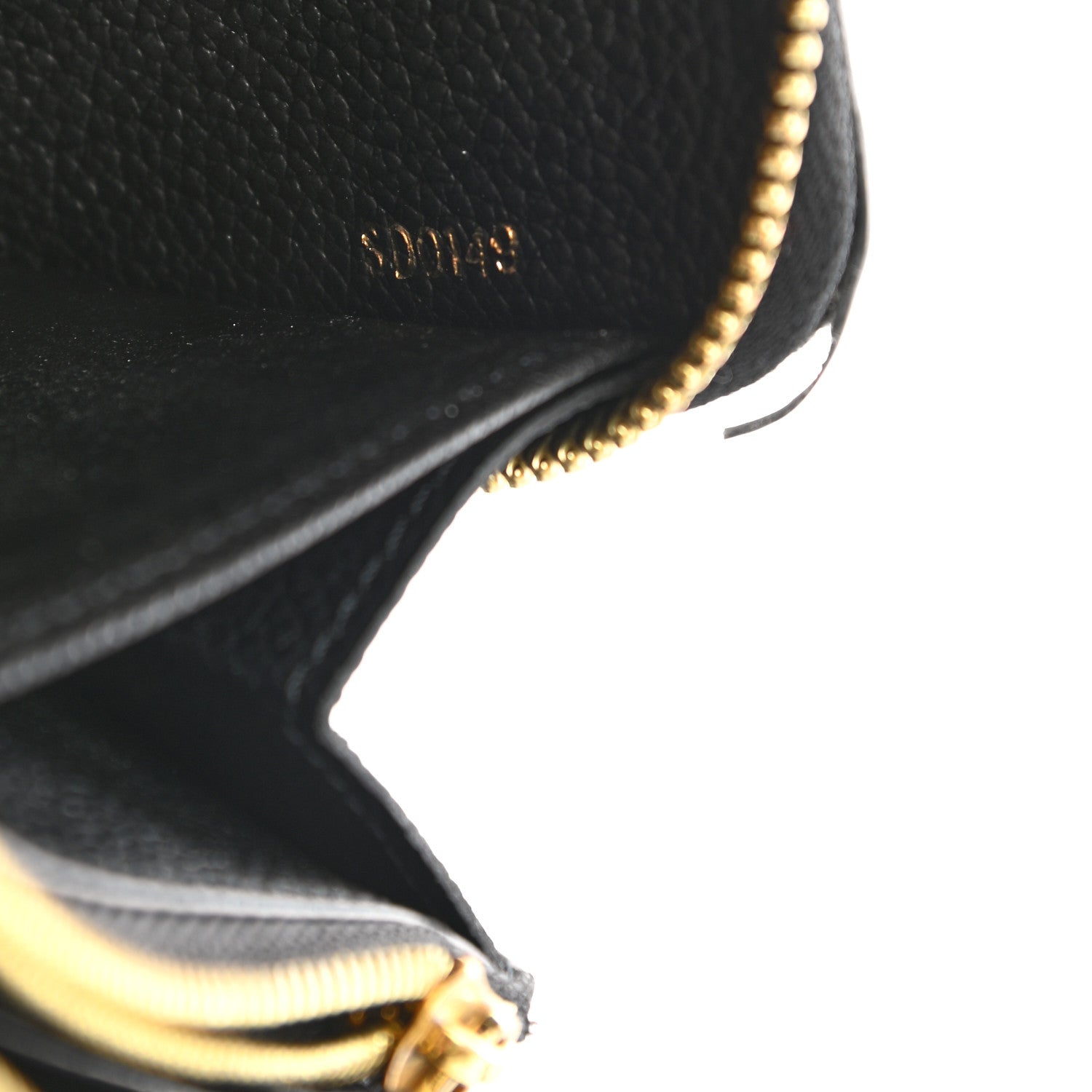 Louis Vuitton Empreinte Zippy Wallet Black 7 of 8