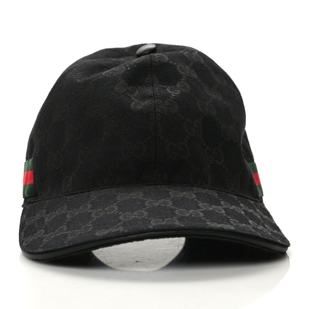Monogram Web Baseball Hat M Black