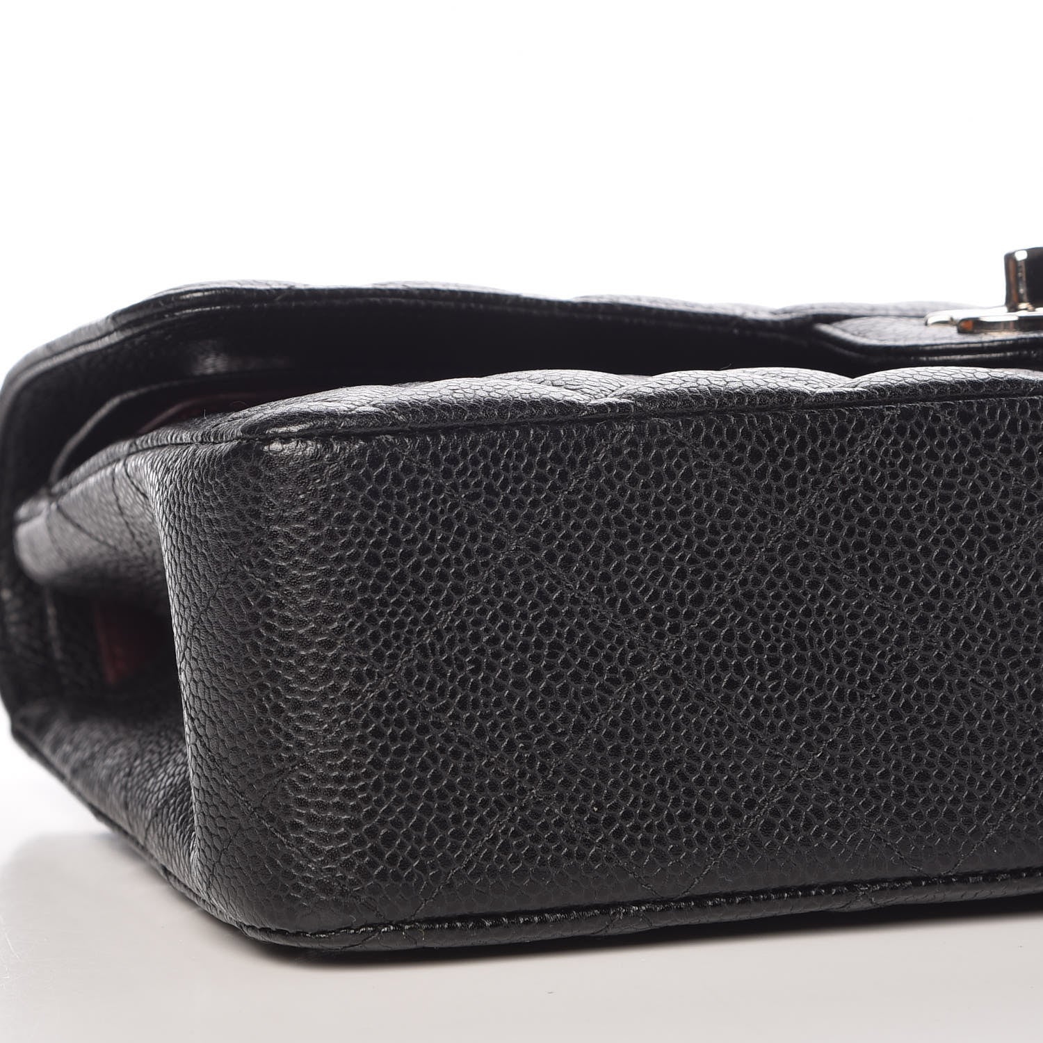 Chanel Caviar Quilted Medium Double Flap Black 15 of 17