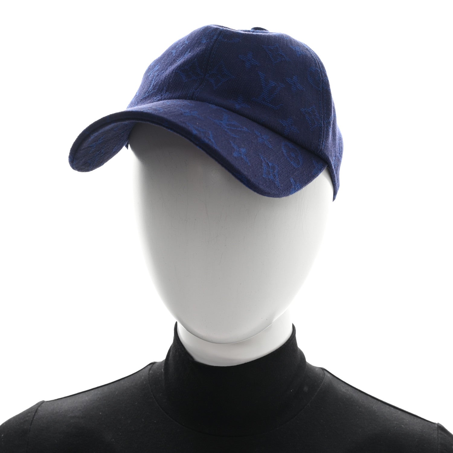 Louis Vuitton Cotton Monogram Essential Cap M Blue 1875700