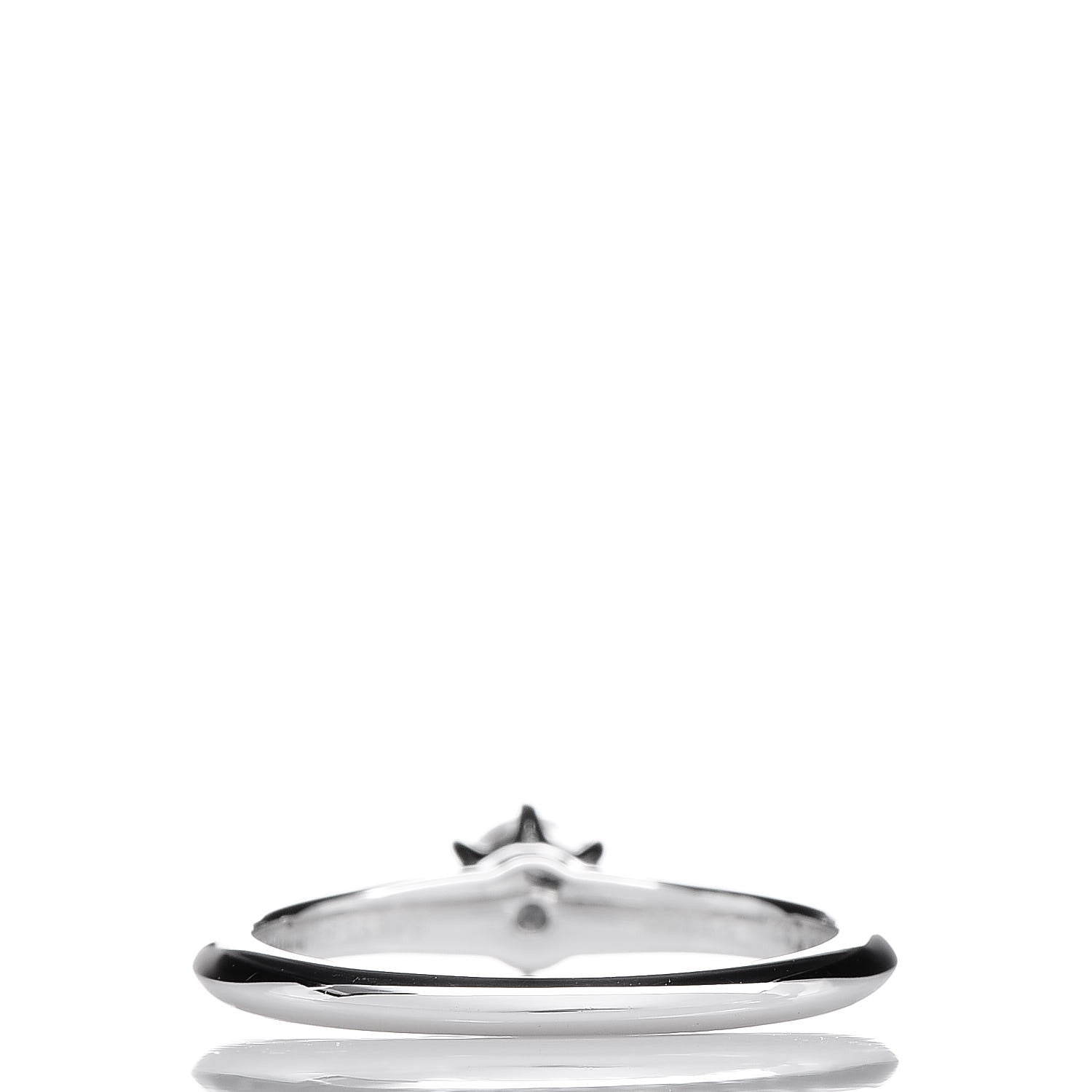 Tiffany Platinum Diamond .32ct Solitaire Engagement Ring 52 6 4 of 7