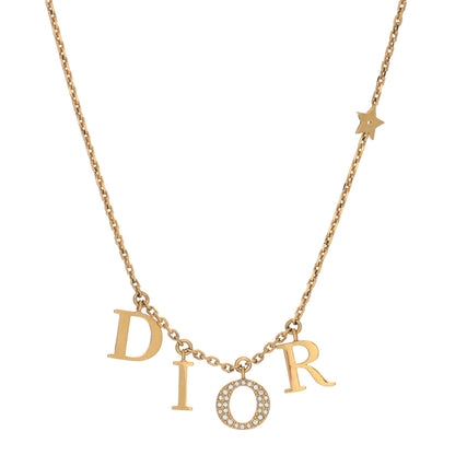 Christian Dior Crystal Dio(r)evolution Necklace Gold 1 of 4