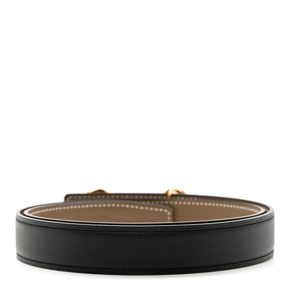Hermes Epsom Swift 24mm Heritage Belt 75 Etoupe Black 2 of 5