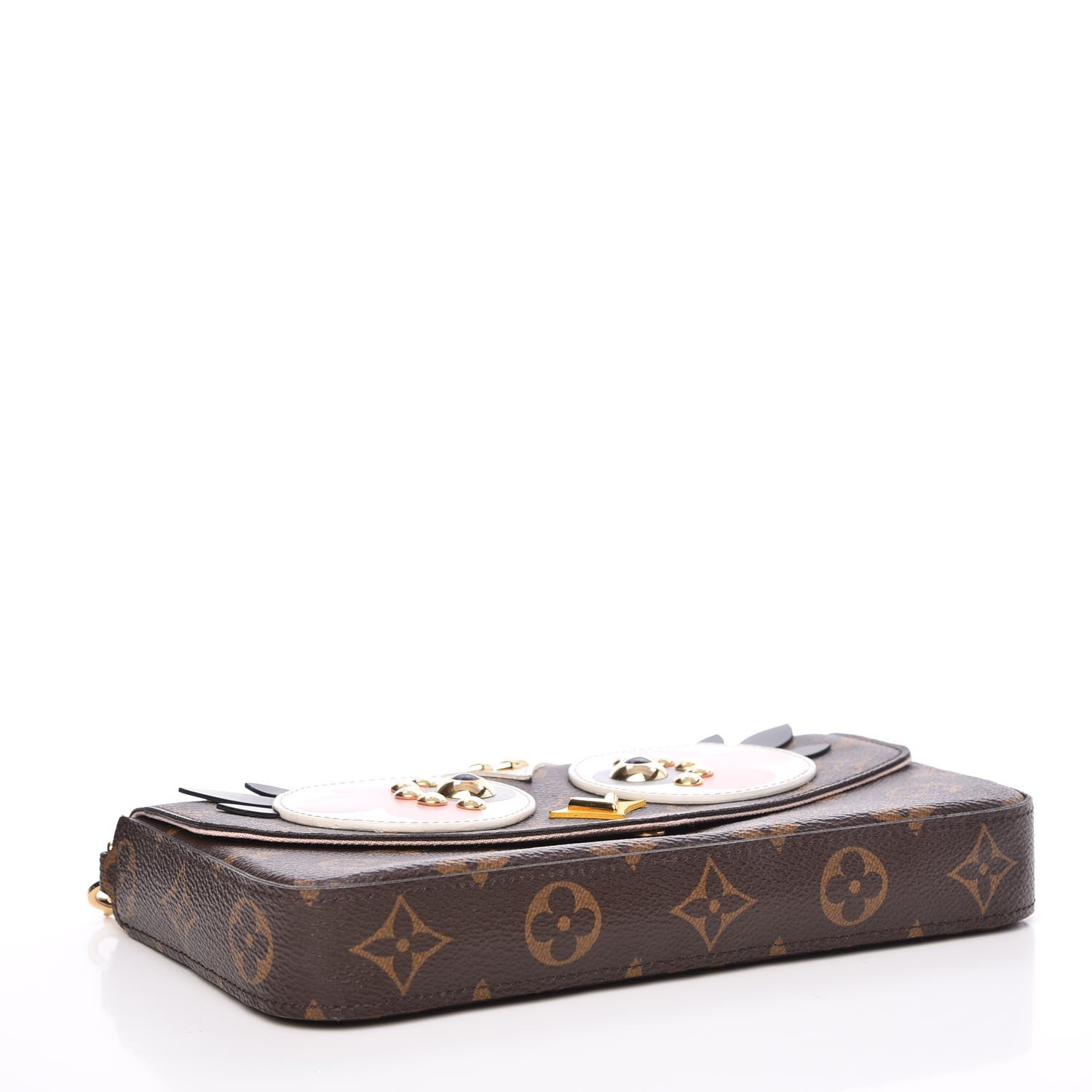 Louis Vuitton Monogram Lovely Birds Pochette Felicie Chain Wallet 4 of 7