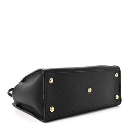 Louis Vuitton Calfskin City Steamer Soft MM Black 4 of 9