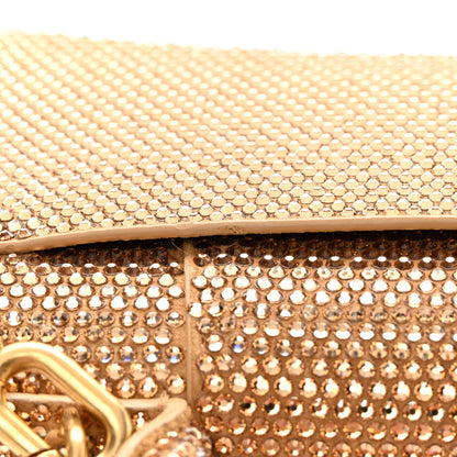 Balenciaga Strass Suede Hourglass Top Handle Bag XS Gold 12 of 13