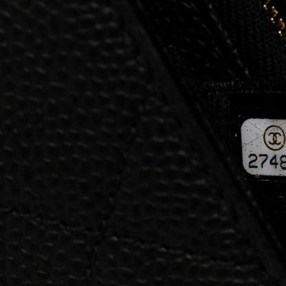 Chanel Grained Calfskin Small Stitched Flap Black 7 of 11