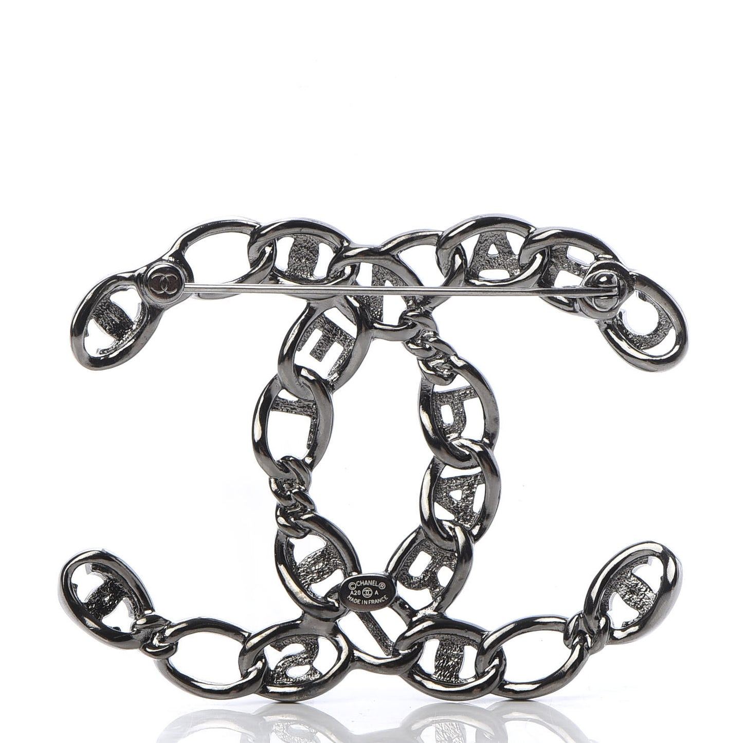 Ruthenium Crystal CC Brooch