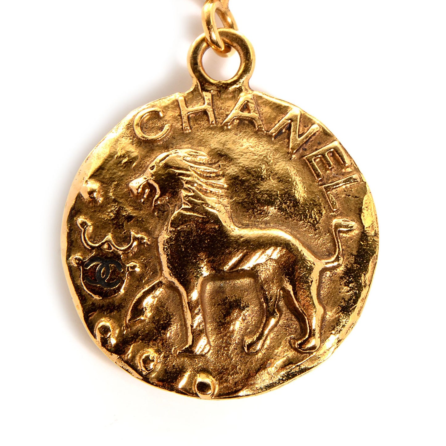 Lion Keychain Gold