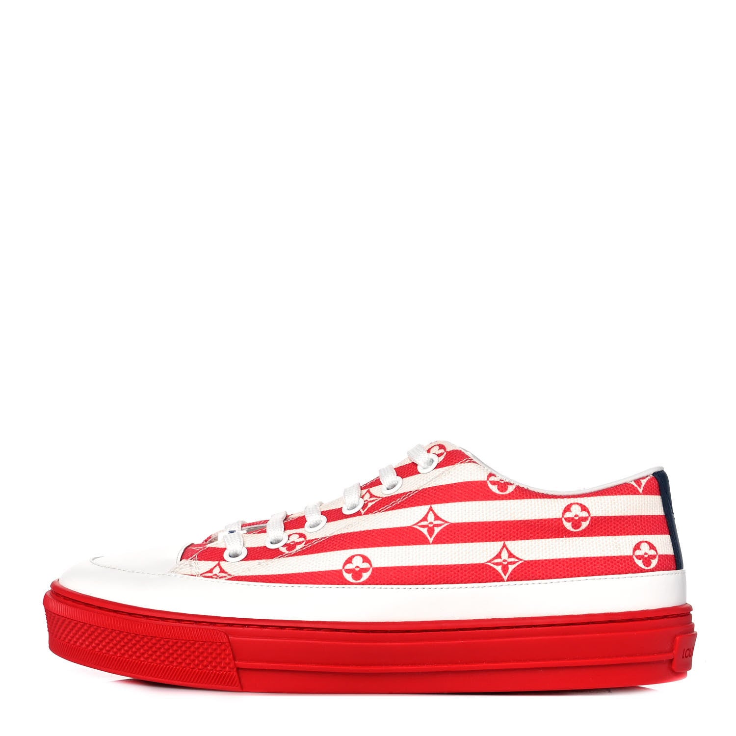 Louis Vuitton Canvas Escale Stellar Sneakers 36 Red 1 of 9