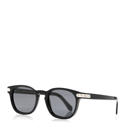 Louis Vuitton Acetate LV Signature Square Round Sunglasses Z2381U Black 2 of 18