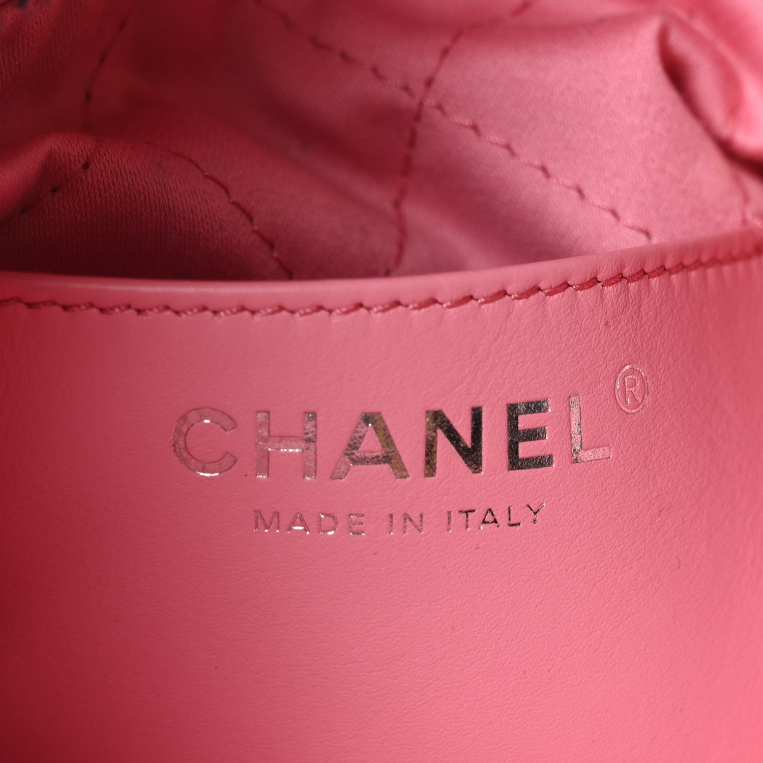 Chanel Shiny Calfskin Quilted Mini Chanel 22 Pink 6 of 10