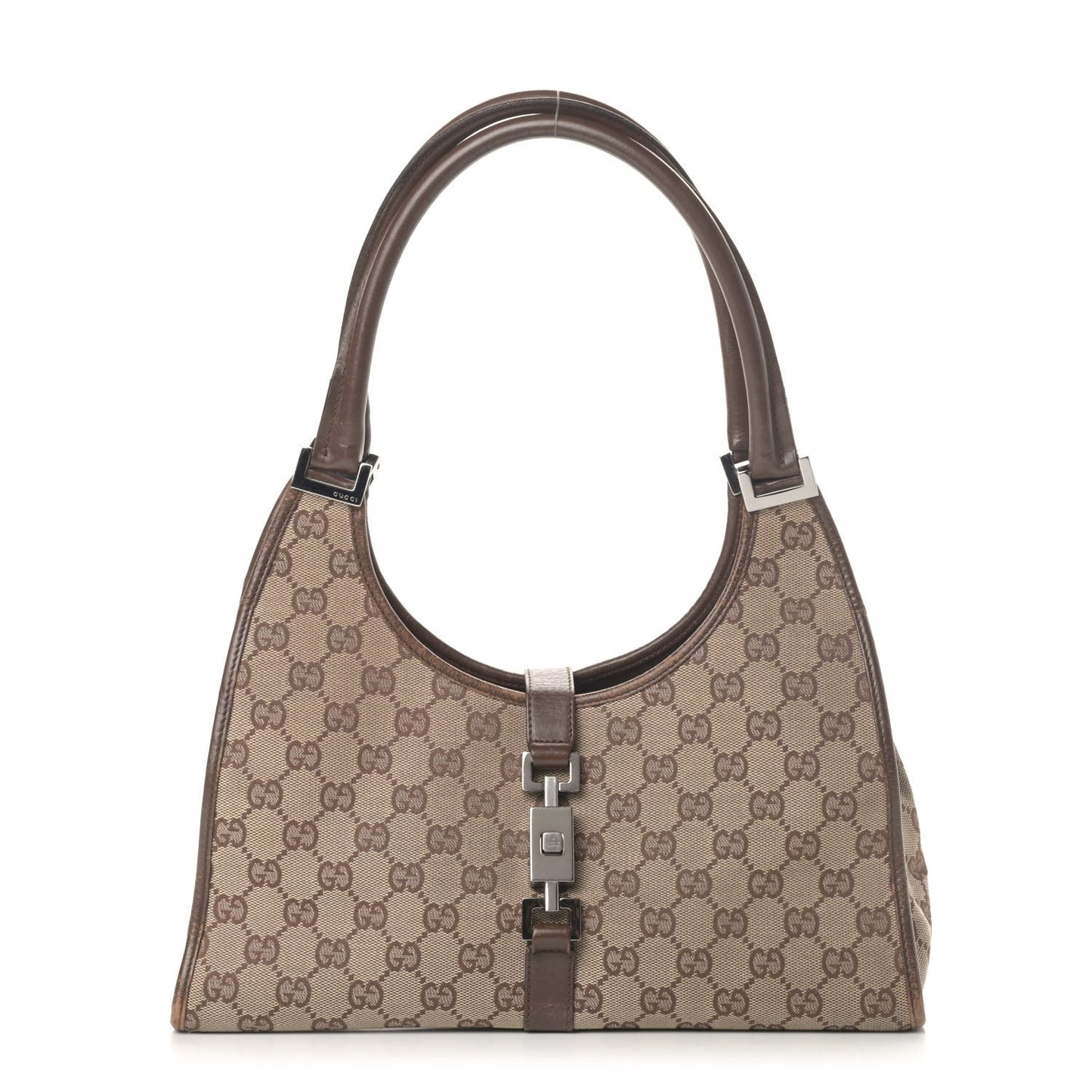 Monogram Small Bardot Bag Brown