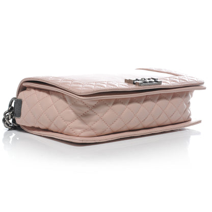 Chanel Calfskin Medium Boy Reverso Light Pink 4 of 8