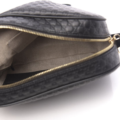 Gucci Microguccissima Mini Bree Messenger Bag Black 7 of 18