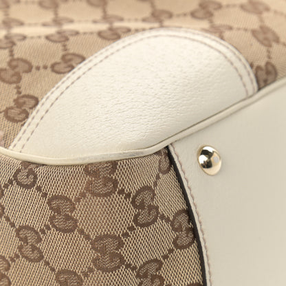 Gucci Monogram Medium Princy Tote Off White 10 of 15