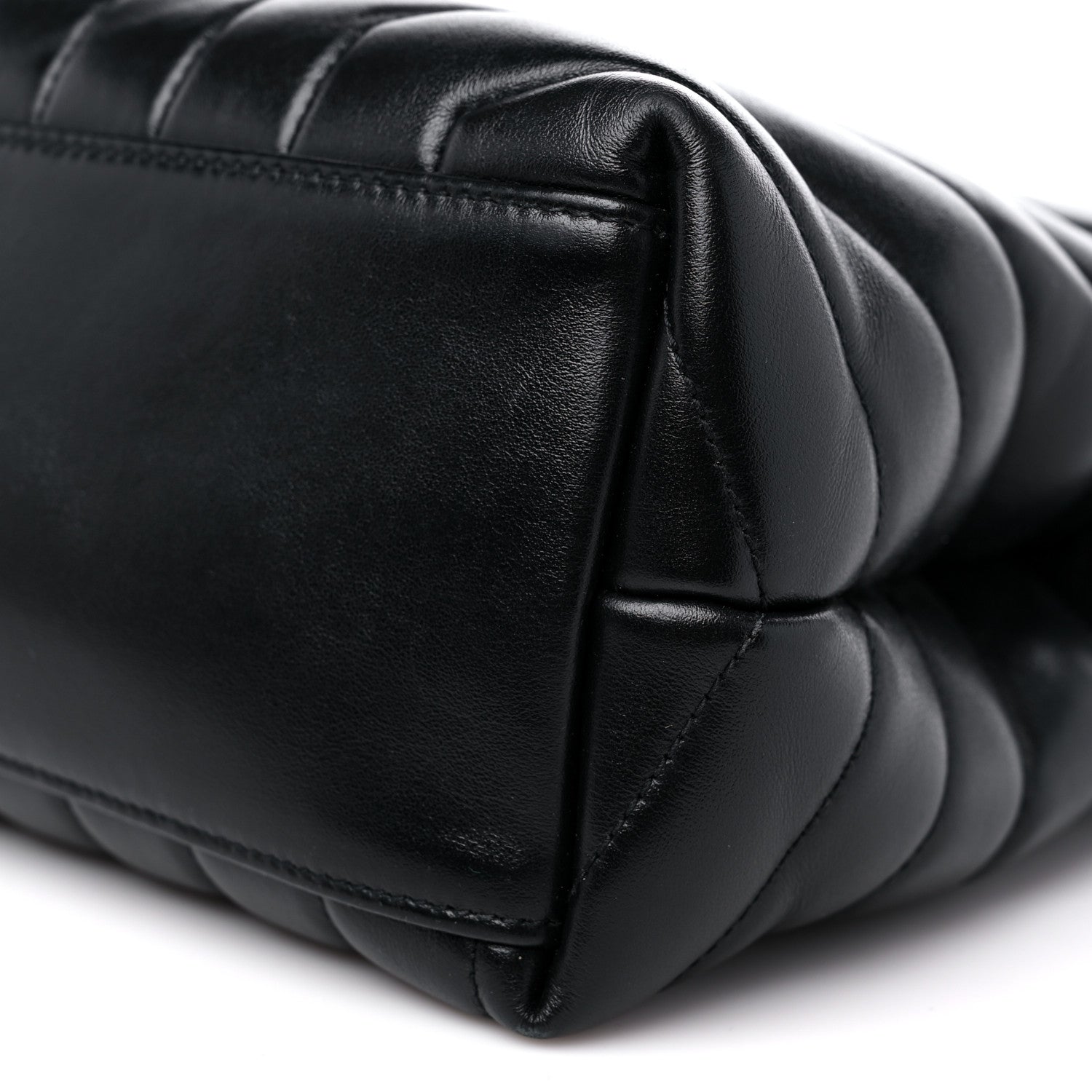 Saint Laurent Calfskin Y Quilted Monogram Medium Loulou Chain Satchel Black 10 of 14