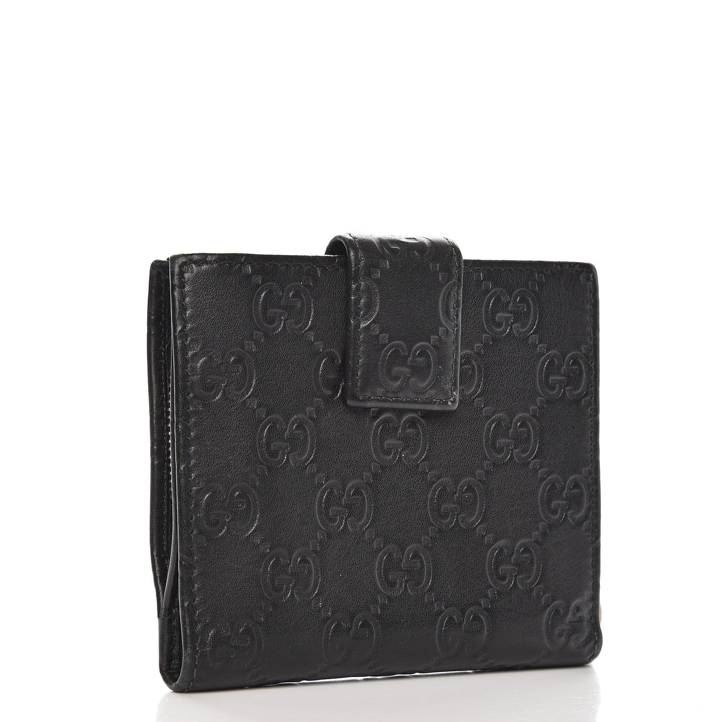 Guccissima Twins French Wallet Black