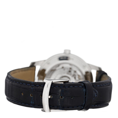 Tiffany Stainless Steel Alligator 37mm Atlas 3-Hand Automatic Watch 3 of 5