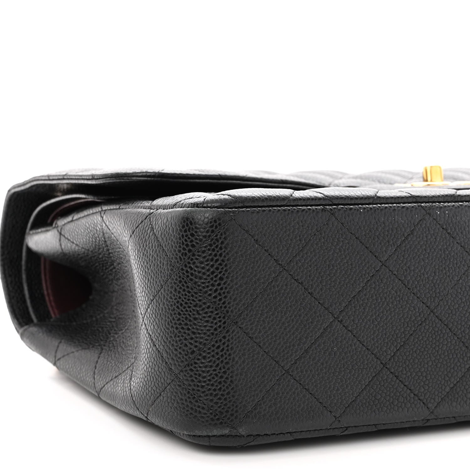 Chanel Caviar Quilted Jumbo Double Flap Black 9 of 10