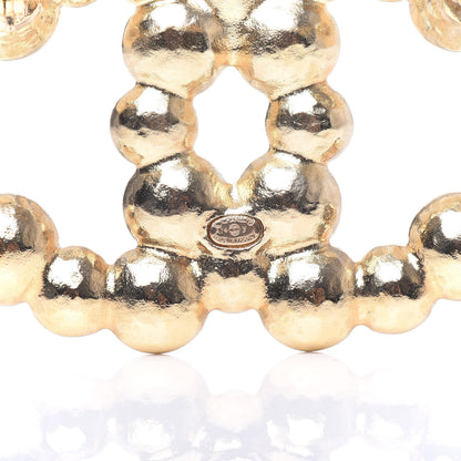 Chanel Pearl CC Brooch Light Gold 4 of 5