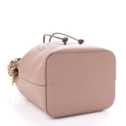 Fendi Vitello Grace F is Fendi Stamp Patch Perforated Small Mon Tresor Bucket Bag Rosa Bourbon 5 of 10