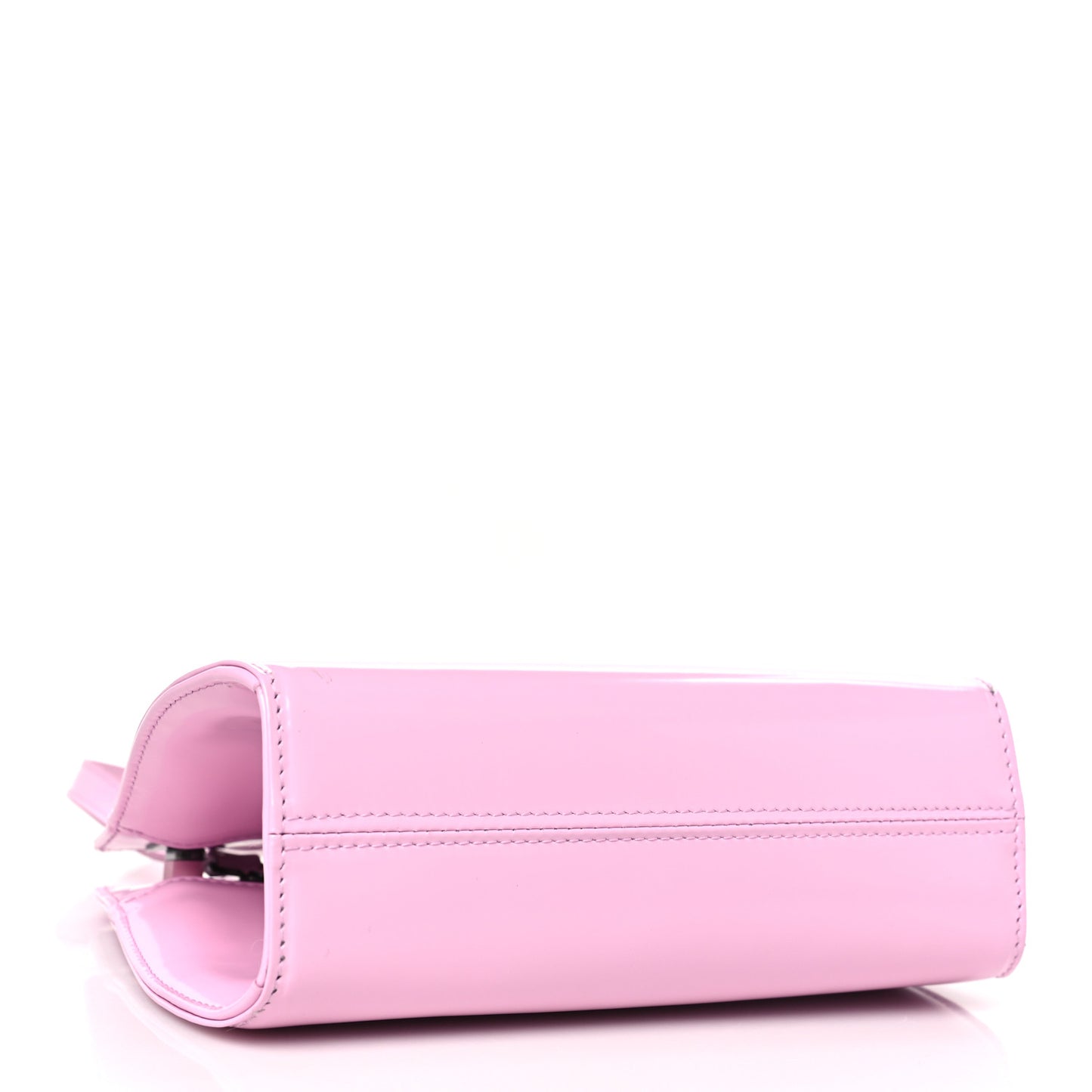Brushed Calfskin Mini Wanda Top Handle Bag Bubble Gum