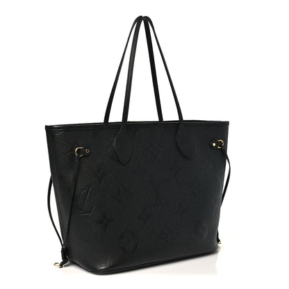 Louis Vuitton Empreinte Monogram Giant Neverfull MM Black 3 of 9
