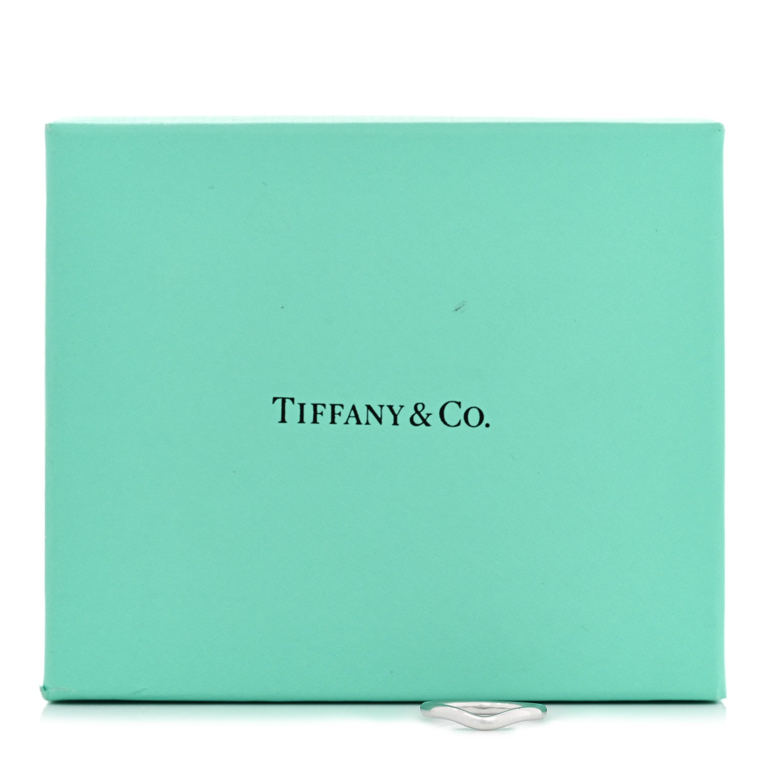 Tiffany Platinum 2mm Elsa Peretti Wedding Band Ring 49 5 3 of 6