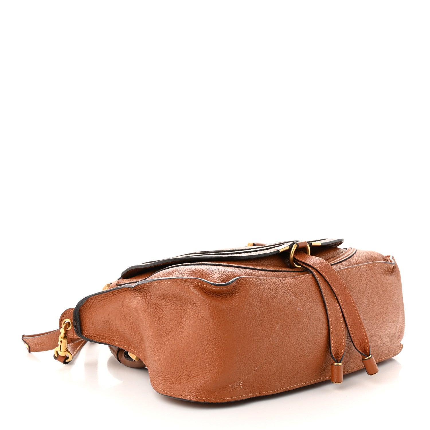 Chloe Calfskin Medium Marcie Satchel Tan 4 of 12