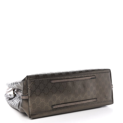 Gucci Imprime Monogram Large Gifford Shopping Tote Pewter 4 of 12