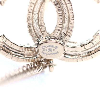Chanel Crystal CC Cuff Single Earring Gold 4 of 4