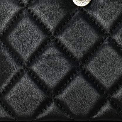 Chanel Lambskin Quilted Small Box Bag Black 11 of 13