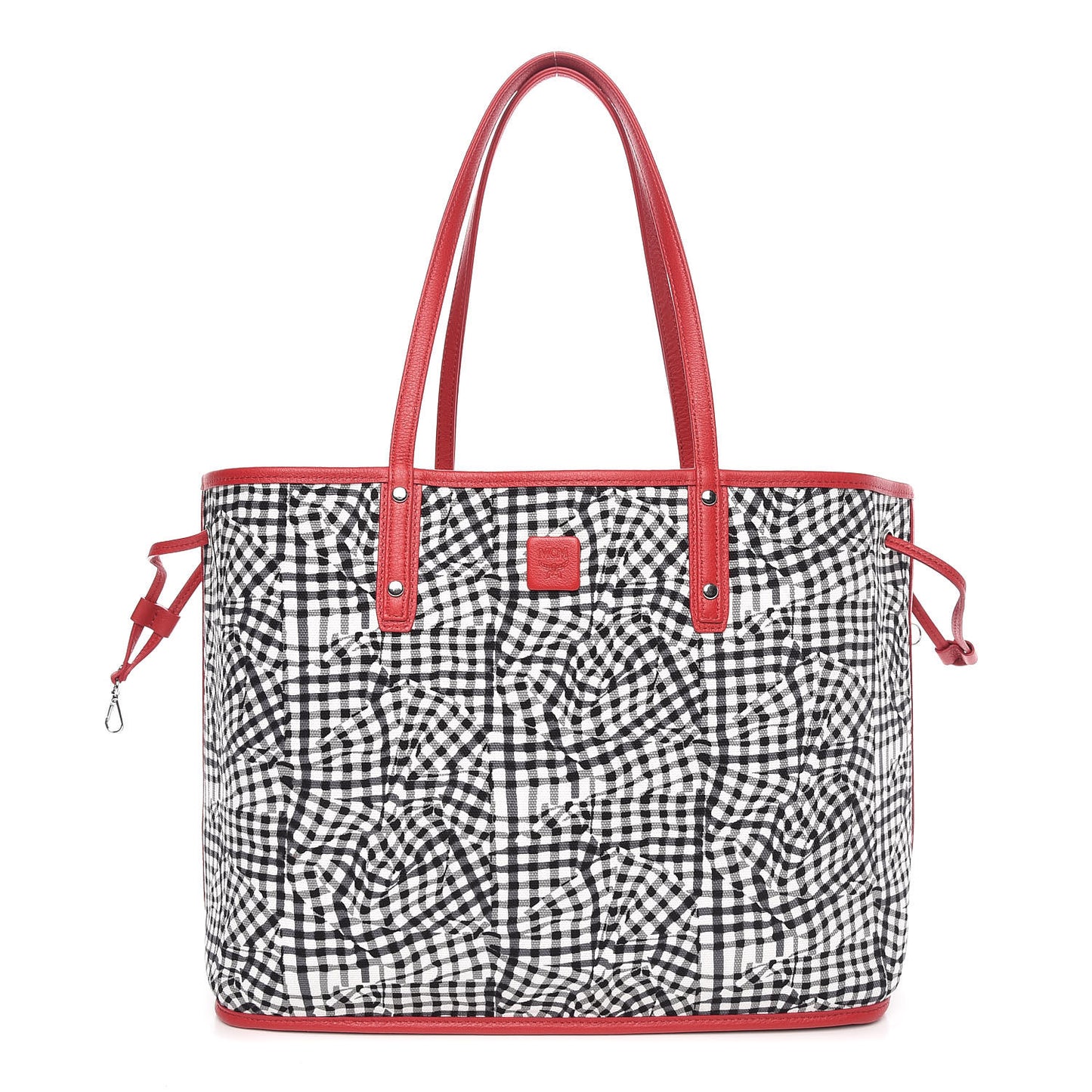 Visetos Medium Liz Reversible Shopper Tote Ruby Red