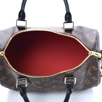 Louis Vuitton Monogram My World Tour Speedy Bandouliere 30 Black 5 of 9