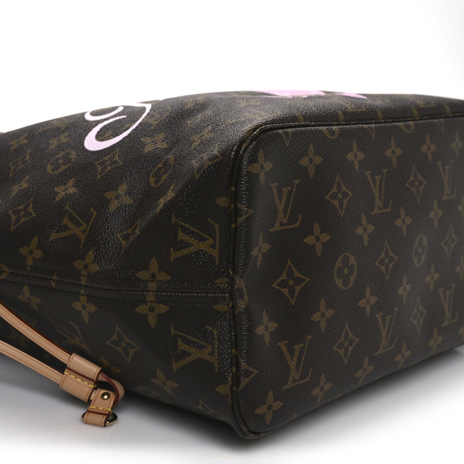Louis Vuitton Monogram Porto Cervo V Neverfull MM Rose Ballerine 16 of 21
