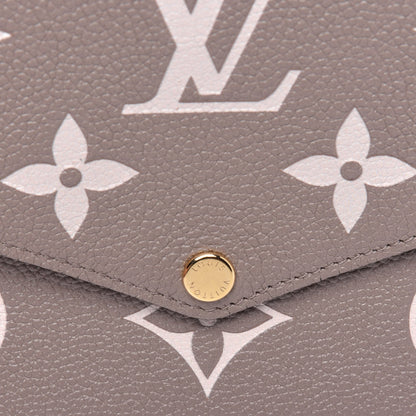 Louis Vuitton Empreinte Monogram Giant Felicie Pochette Tourterelle Creme 10 of 11