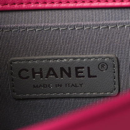 Chanel Velvet Quilted Small Boy Flap Pink 6 of 10
