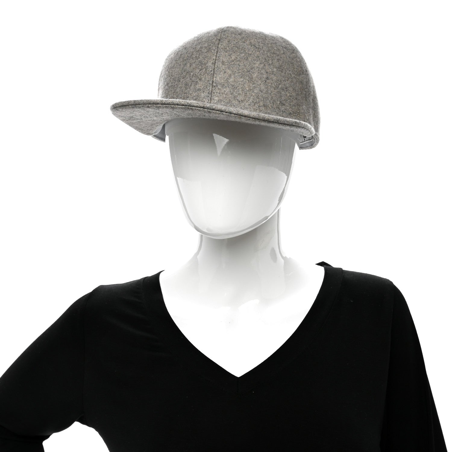 Hermes Deperlante Cashmere Texas Brode Hat 60 Corde 2 of 8