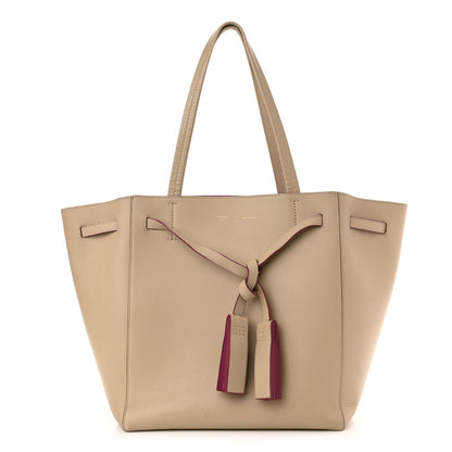 Celine Smooth Calfskin Small Tassel Cabas Phantom Dune Magenta 1 of 12