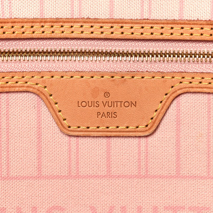 Louis Vuitton Damier Azur Neo Neverfull GM Rose Ballerine 8 of 13