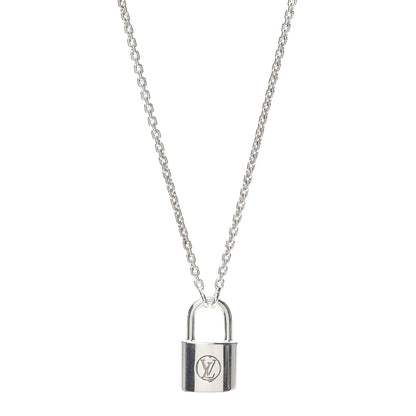 Louis Vuitton Sterling Silver Lockit Necklace 1 of 6