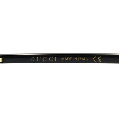 Gucci Metal Rimless Square Sunglasses GG0291S Black Gold 5 of 8
