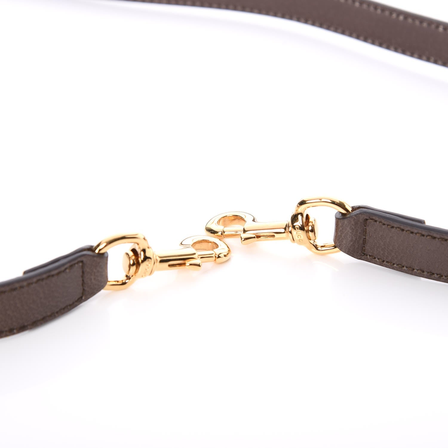 Gucci Calfskin 20mm Shoulder Strap Brown 4 of 5
