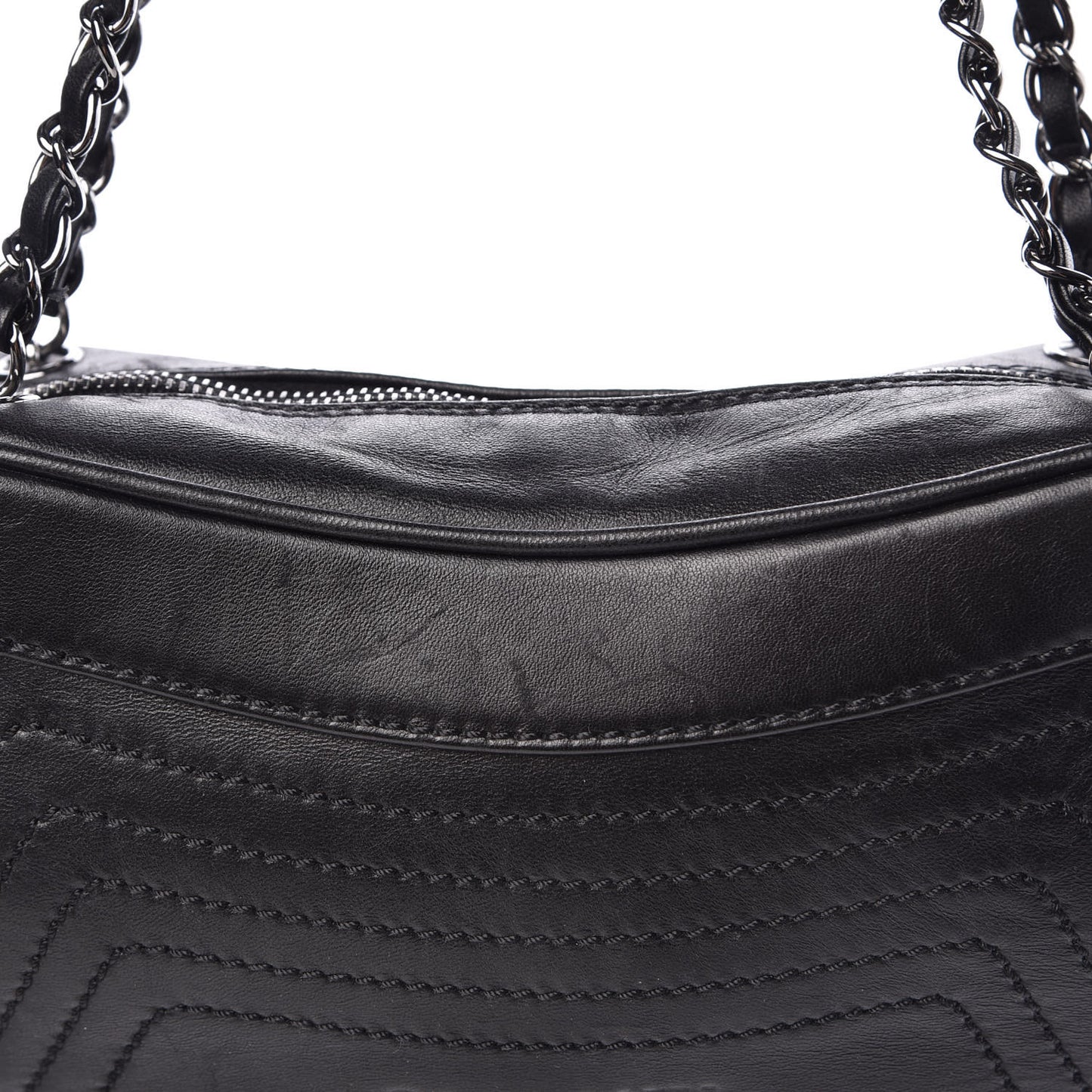 Lambskin Small Tassel Shoulder Bag Black